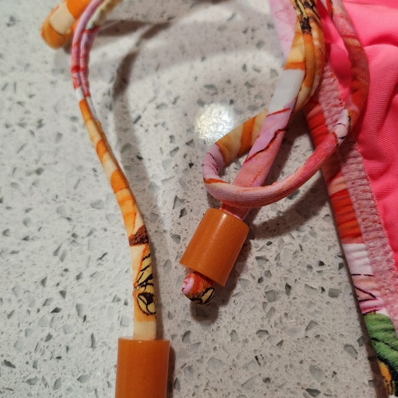 PQ SWIM Flora Embellished Bikini Top M/Bottom L - Picture 16 of 16